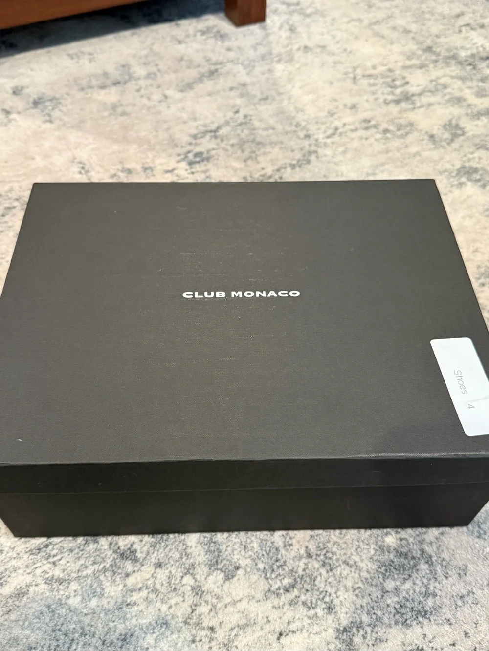 NWT Club Monaco Black Donyale Espadrille Wedge